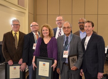 Award recipients at 2018 AGM