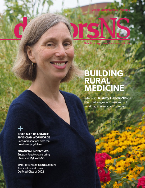 October 2018 magazine cover-Dr. Amy Hendricks