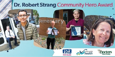 Five of the 20 winners of the Dr. Robert Strang Community Hero Award