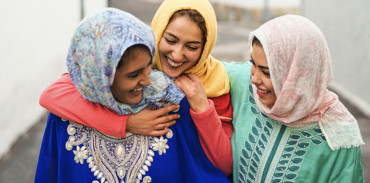 a group of Arab women