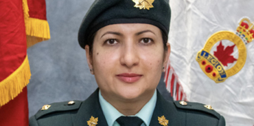 Dr. Chakshu Sahi (Sharma) in military uniform