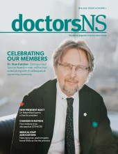 Cover image of May 2019 issue of doctorsNS magazine