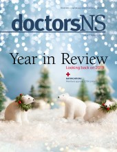 Cover image of December 2019/January 2020 issue of doctorsNS magazine