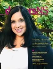 Dr. Himanthi De Silva on the cover of the October 2020 edition of doctorsNS magazine