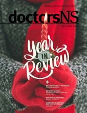 cover image of December 2020/January 2021 issue of doctorsNS magazine