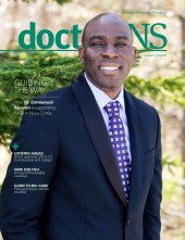 Dr. Emmanuel Ajuwon on the cover of the June issue of doctorsNS magazine