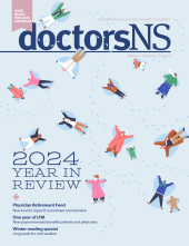 cover of the December 2024/January 2025 issue of the doctorsNS magazine