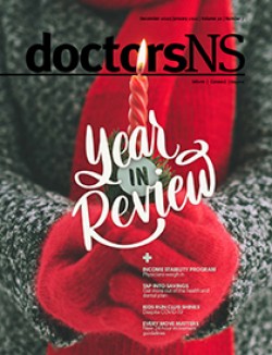 cover of December 2020/January 2021 doctorsNS magazine