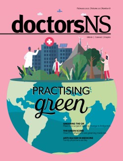 February 2021 cover of the doctorsNS magazine