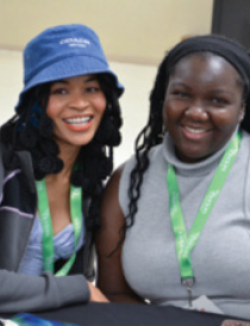 Medical students Chioma Ogbanufe and Temi Odunuga