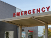 outside view of emergency room entrance
