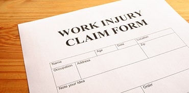 Work injury claim form