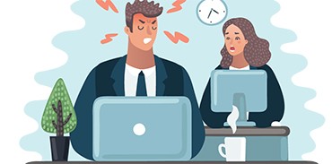 Man and woman in argument