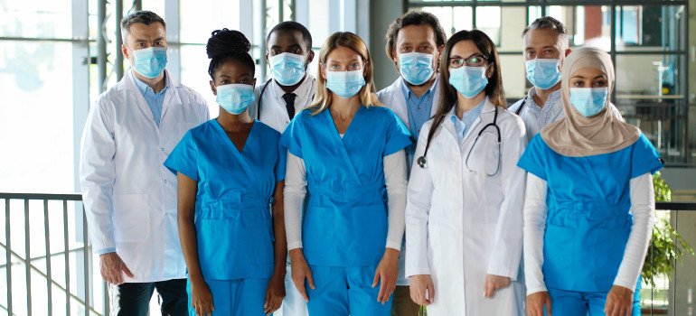 A group of medical professionals