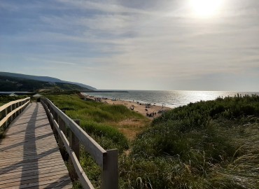 Inverness Beach boardwalk