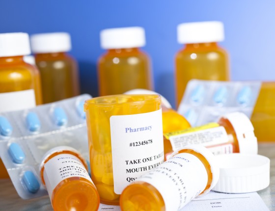 image of various prescription bottles